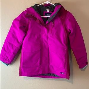 Lands' End Kids Squall Jacket in Bright Pink